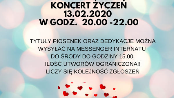 KONCERT ŻYCZEŃ!!