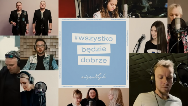 "WSZYSTKO BĘDZIE DOBRZE". GWIAZDY ŚPIEWAJĄ DLA OTUCHY #zostanwdomu