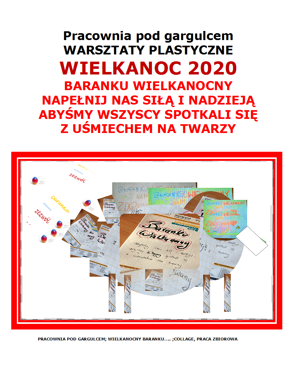 PRACOWNIA POD GARGULCEM WARSZTATY PLASTYCZNE WIELKANOC 2020 #zostanwdomu