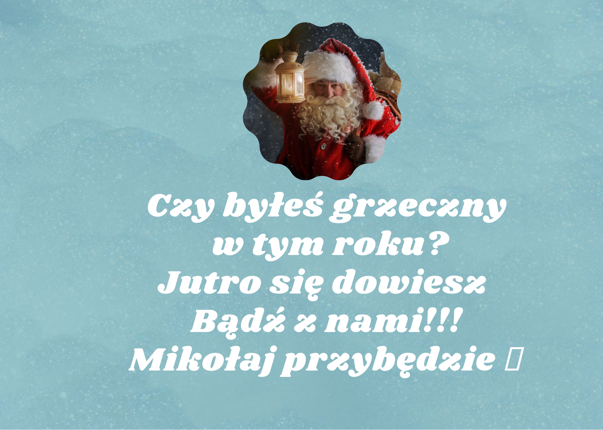 Wizyta Św Mikołaja w naszej Bursie już jutro 🎅 #zostanwdomu