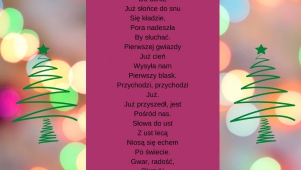Świąteczne życzenia od naszego ulubionego taty - poety pana Tadeusz Ryś