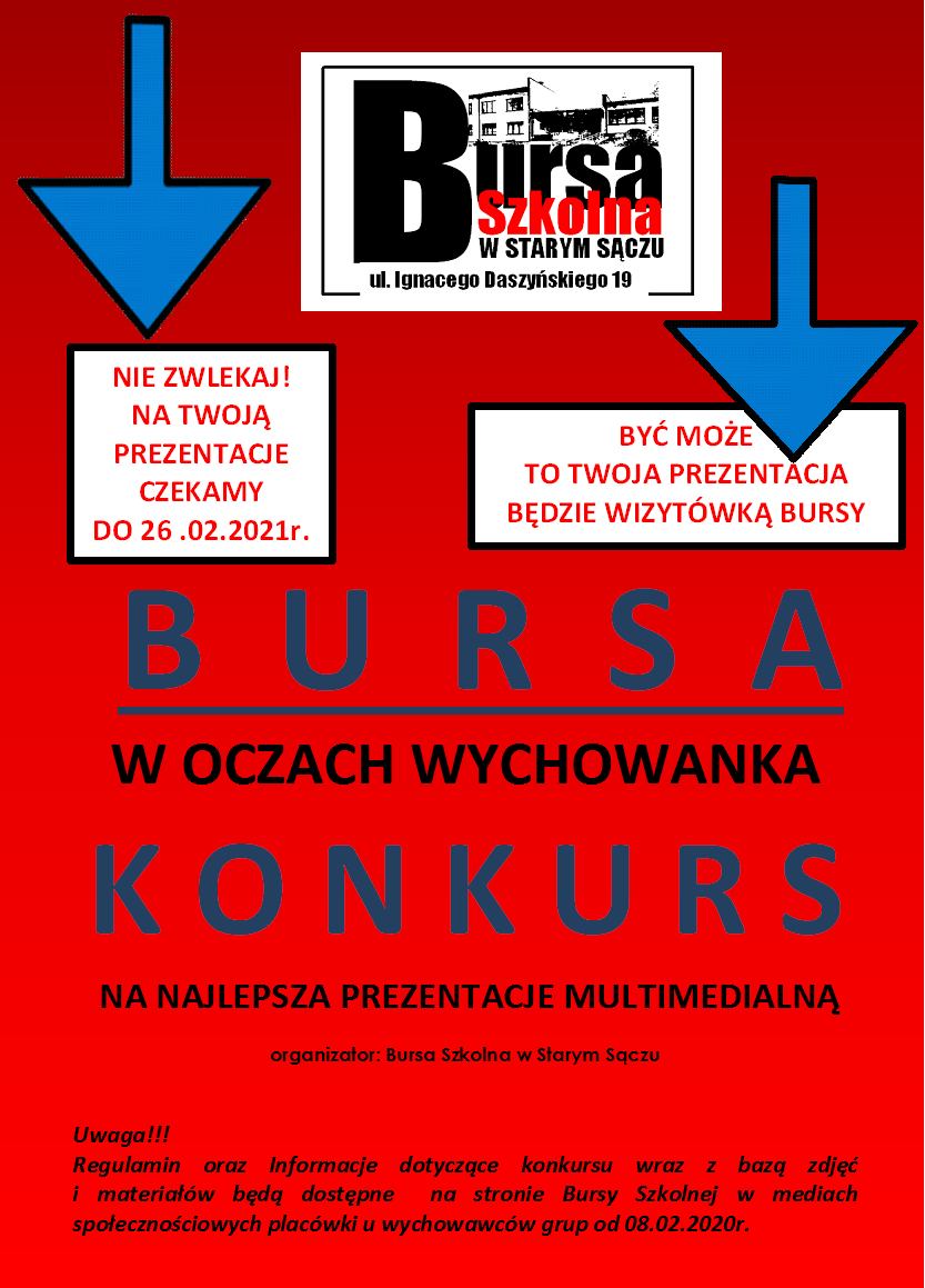 Bursa Okiem Wychowanka - KONKURS