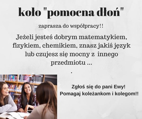 **POMOCNA DŁOŃ” na rok szkolny 2024/2025**