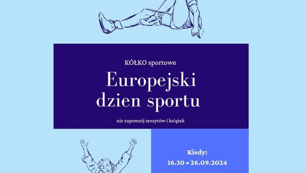 **Zbliża się Europejski Dzień Sportu**