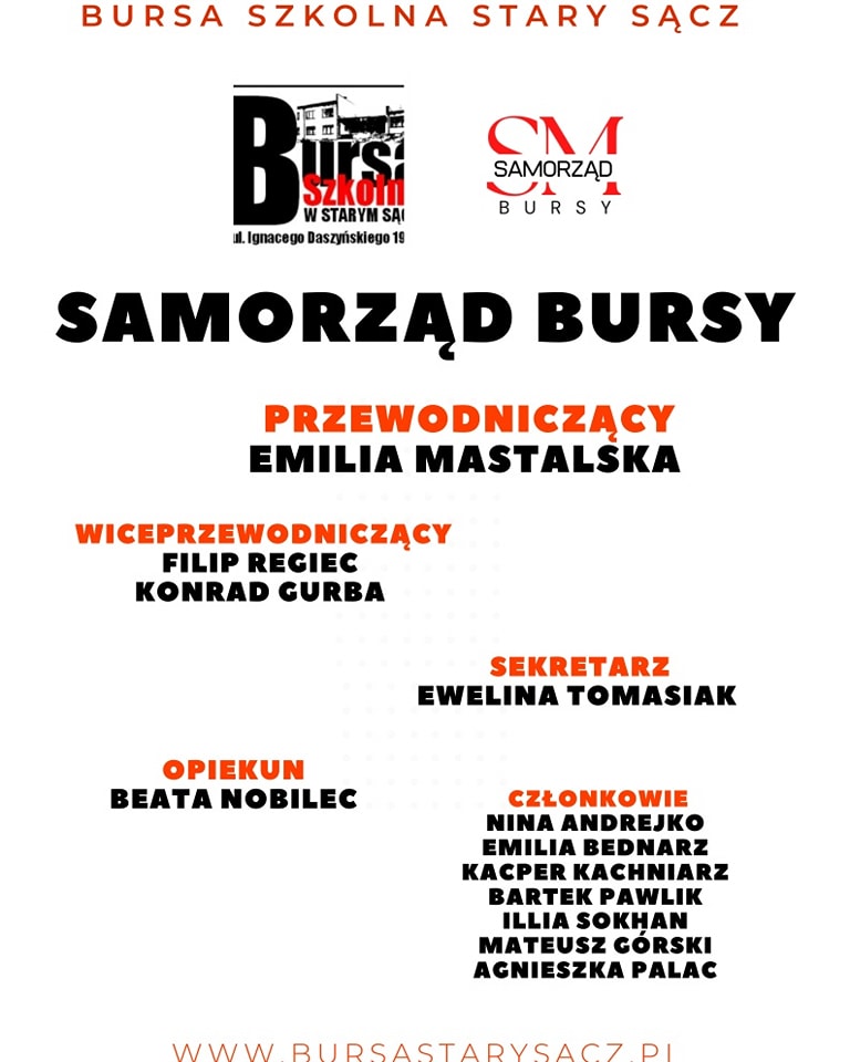 **Poznajcie Samorząd Bursy**