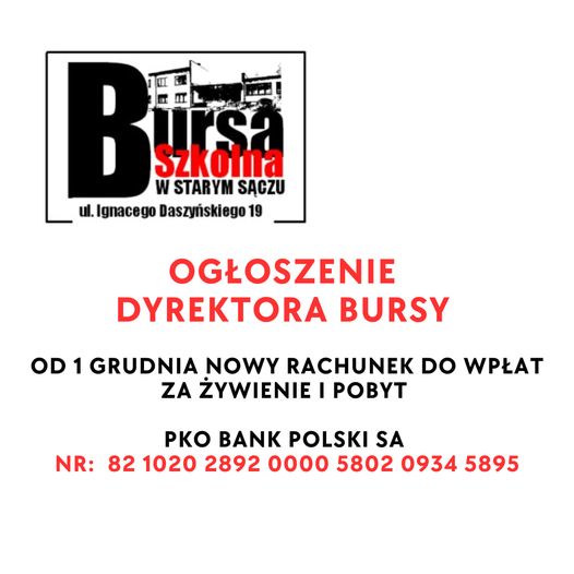 **OGŁOSZENIE**