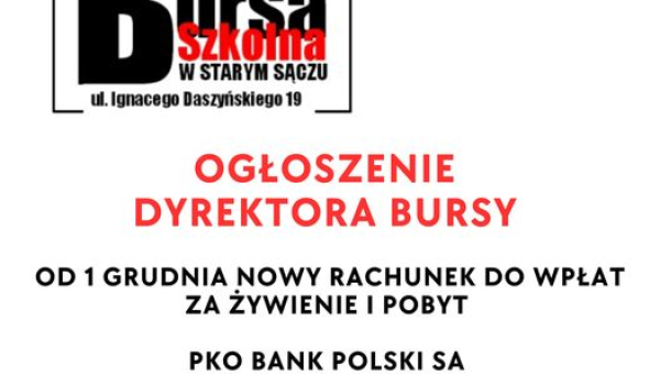 **OGŁOSZENIE**